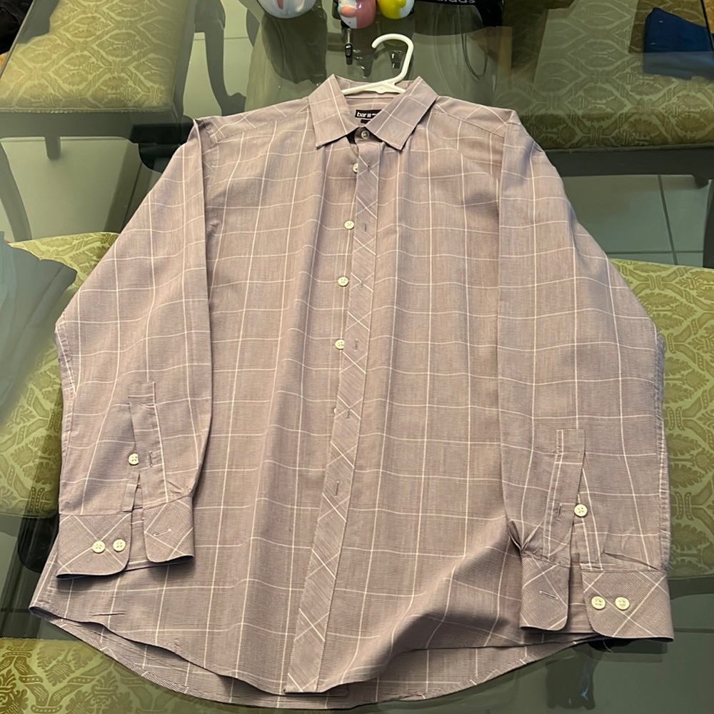 BAR III BUTTON DOWN STRIPED SIZE MEDIUM